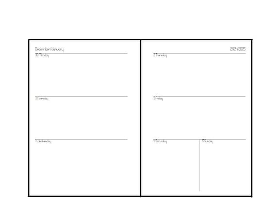 2025 B6 classic inserts