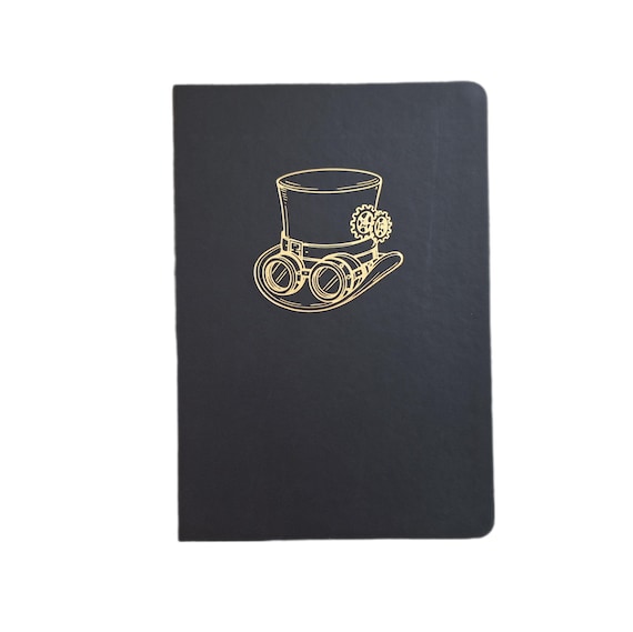 LovedbyGaby A5 bullet journal Steampunk hat