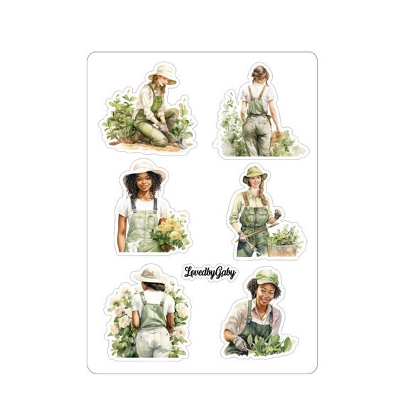 LovedbyGaby stickers Gardening