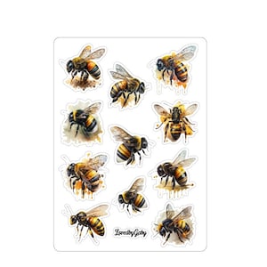 LovedbyGaby stickers Rustic bee