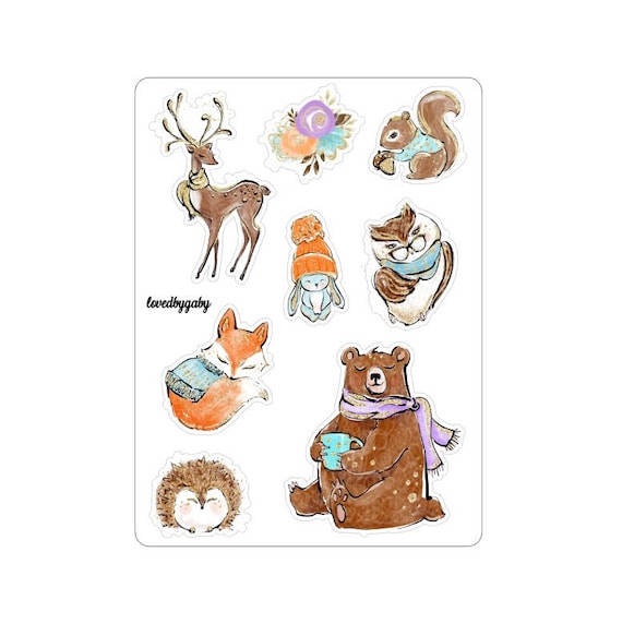 LovedbyGaby stickers "Woodland"