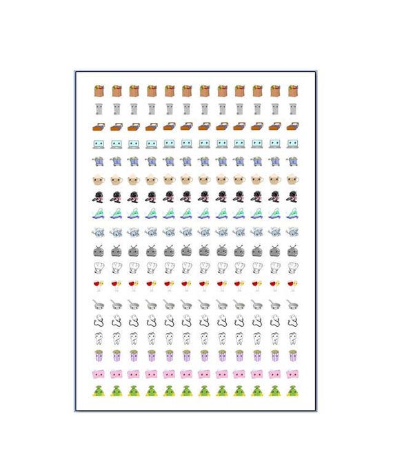216 planner stickers social media/planning