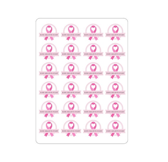 Pink Ribbon stickers
