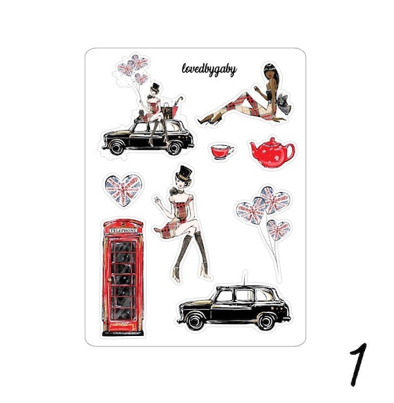 LovedbyGaby stickers "London"