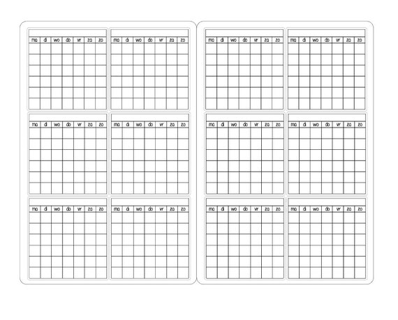 LovedbyGaby stickers monthly trackers