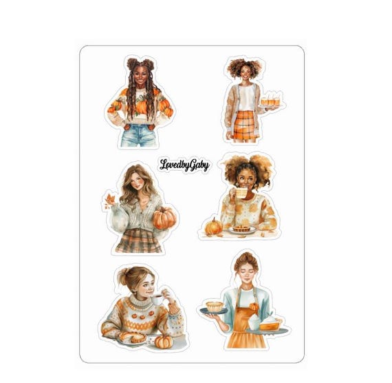LovedbyGaby stickers Pumpkin latte