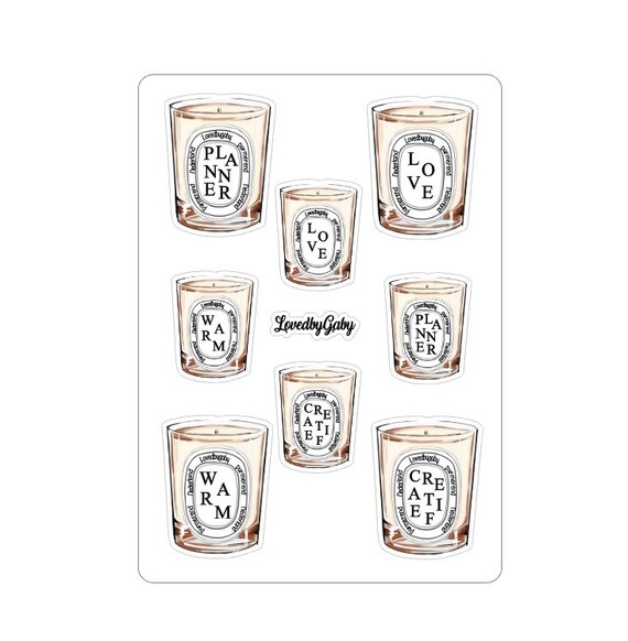 LovedbyGaby stickers "candles"