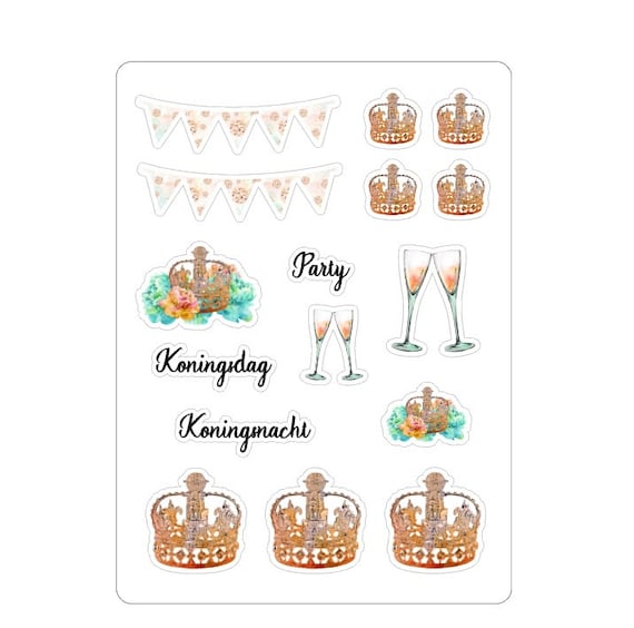 LovedbyGaby stickers "King's Day"