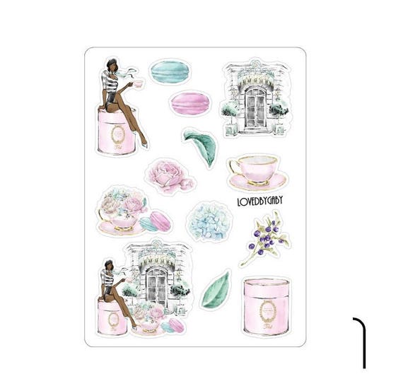 LovedbyGaby stickers "tea time"