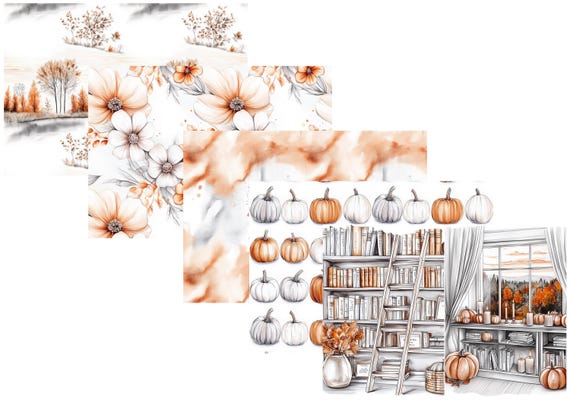 LovedbyGaby A4 journal set Autumn planning