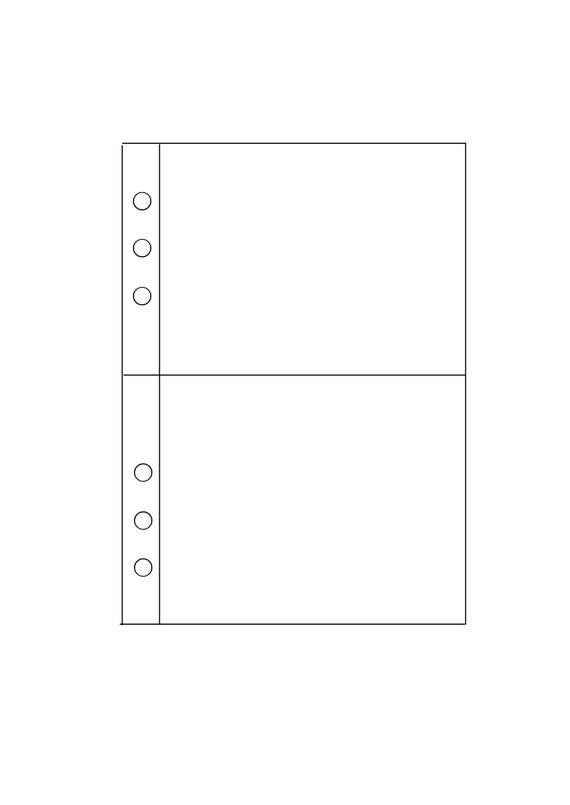 A5 plastic memory keeping/photo inserts