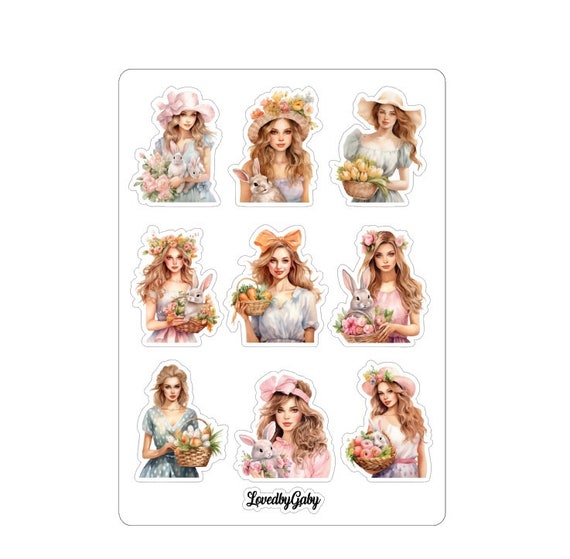 LovedbyGaby stickers Easter Spring