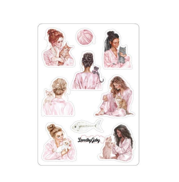 LovedbyGaby stickers Catmom