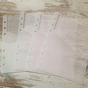 B6 inserts vellum pockets