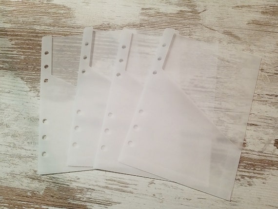 B6 inserts vellum pockets