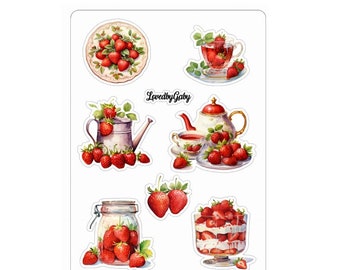 LovedbyGaby stickers Strawberry