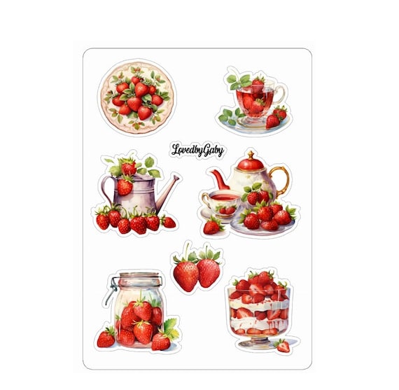 LovedbyGaby stickers Strawberry