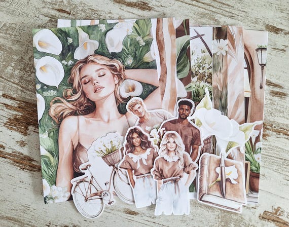 LovedbyGaby A5 journal paper set Mocha