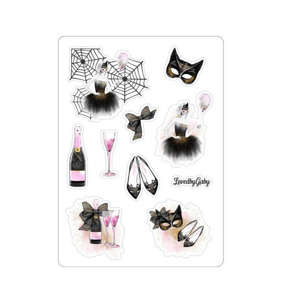 LovedbyGaby stickers Halloween party