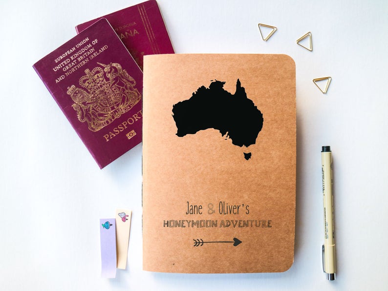 travel journal for honeymoon