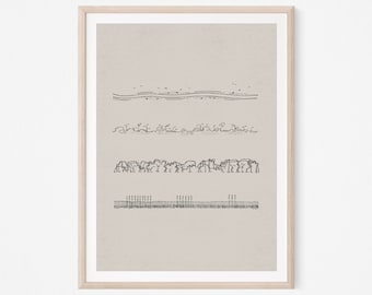 Minimal Parable of the Sower, DIGITAL PRINT!, Matthew 13, Christian Art, Bible Poster, Jesus Print, Biblical WALL Art, Jesus Parable