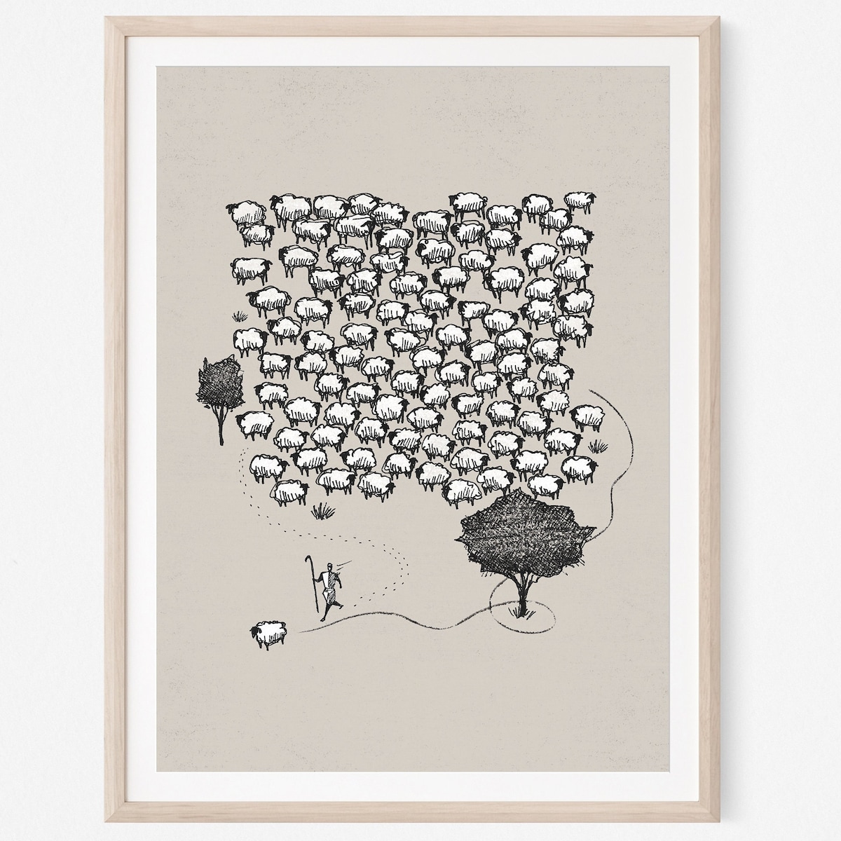Jesus Leaves the 99, DIGITAL PRINT, Jesus Art, Bible Art, Jesus Good Shepherd, WALL Art, Rejoices Over One Lost Sheep - Etsy