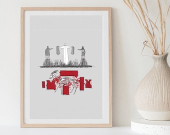 Adam and Eve, DIGITAL PRINT, Genesis, God provides