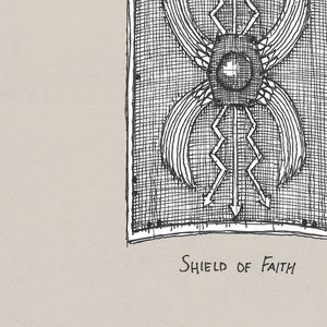 Armor of God, DIGITAL PRINT!, Ephesians 6:13-17, Bible print, Jesus Art, Bible Poster, Full Armor of God, Bible Verse Print, Shield of Faith bild 7