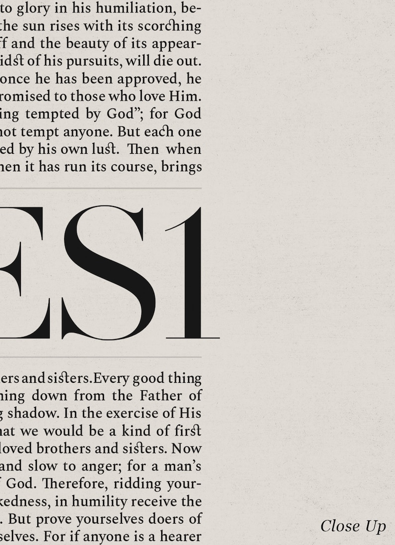 James 1 Bible Verse Christian Wall Art Faith Print INSTANT - Etsy