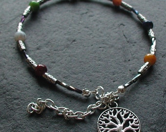 Chakrakralen Levensboom bedel enkelband enkelband