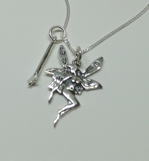 fairy wand necklace