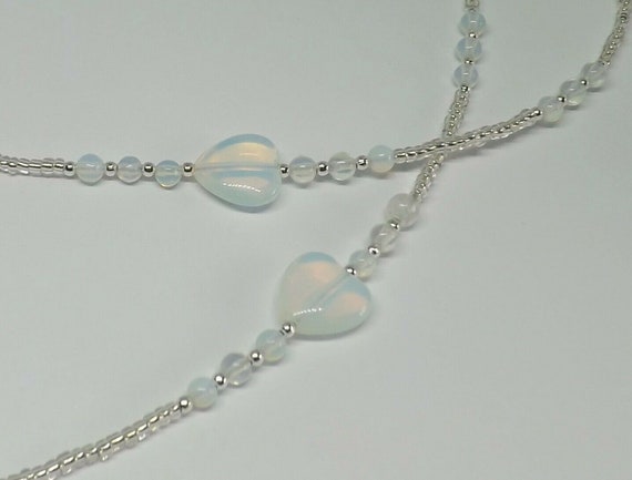 Handmade ? Heart Eyeglass Necklace Handmadeeyeglass Chain * Colorful Heart Glasses Strap  main image 3