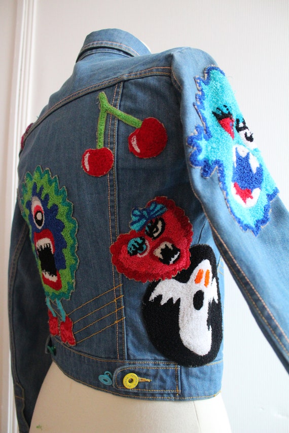 Meadham Kirchhoff Iconic Monster Towelled Appliqué