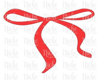 Simple Bow | Girly Ribbon | Digital Download | SVG | PNG |