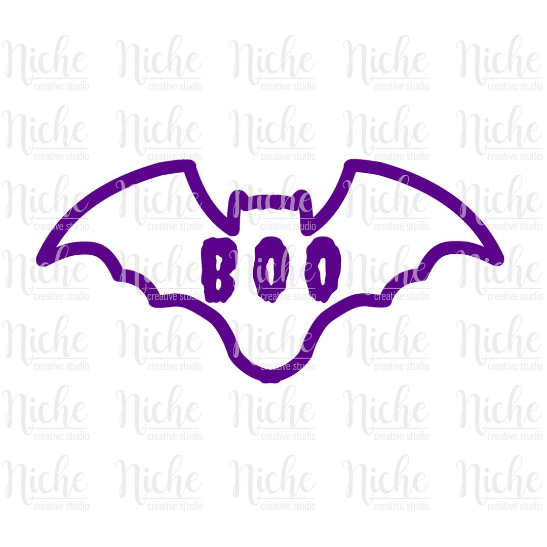 Boo Bat | Digital Download | PNG | - Etsy