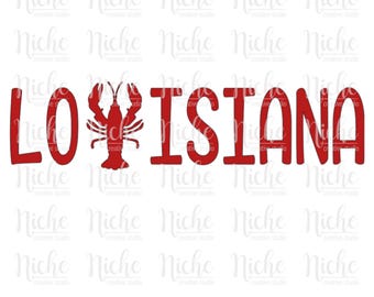 Louisiana Crawfish | Digital Download | SVG | PNG |