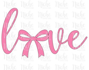 Love Bow Valentine's Day | Digital Download | SVG | PNG |