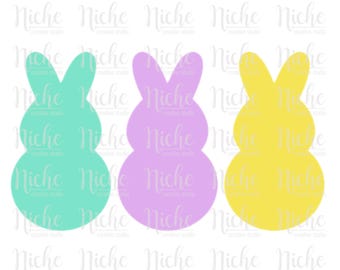 Spring Bunny Peeps | Digital Download | SVG | PNG |