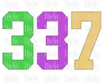 Mardi Gras 337 Area Code | Digital Download | SVG | PNG |