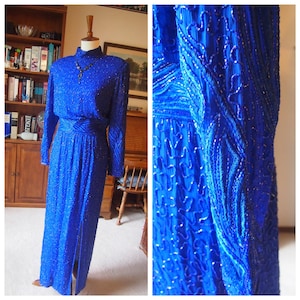 royal blue matron of honor dresses Royal Blue Bridesmaid Dress with Lace Keyhole Back - Designer Bridesmaid Dresses with V-Neck - Multiple Color Options main image 0