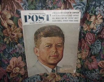 October 29, 1960 Saturday Evening Post Magazine With John F