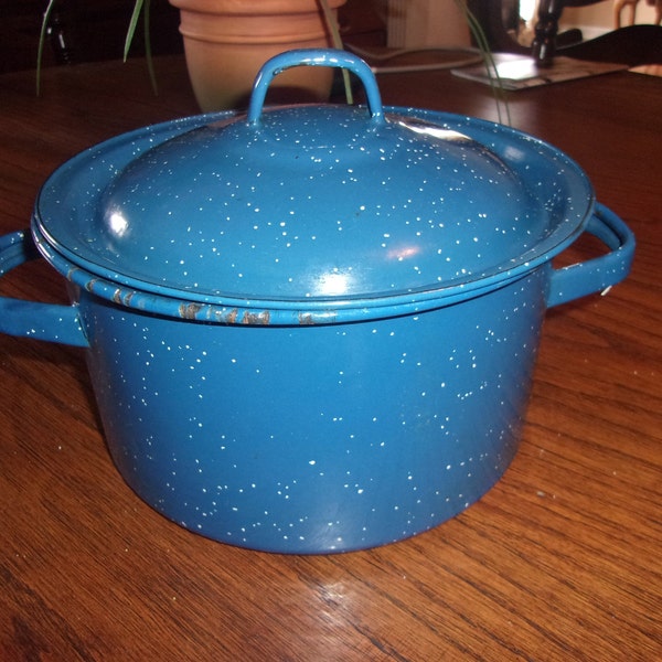Enamelware Stock Pot Etsy