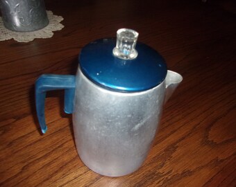 Vintage Wear-ever Aluminum Coffee Percolator Pot 3116, Copper