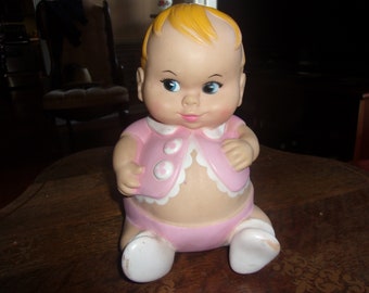 Authentic Rubber Doll  --  Baby shower, Decor.  --  Rare