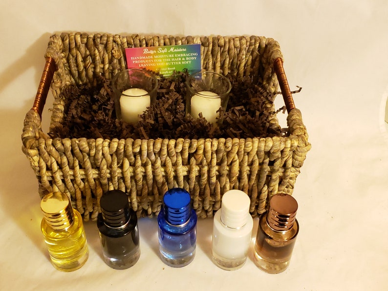 Wicker & Copper Aroma Gift Set / One of a Kind Gift image 2