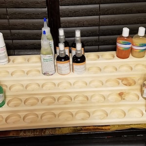 4 oz [120 ml] Wooden Bottle Display [50 Count]