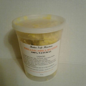 100% Organic Pure Yellow African Shea Butter / All Natural / Un-refined / Raw image 3