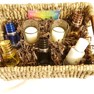 Wicker & Copper Aroma Gift Set / One of a Kind Gift image 1