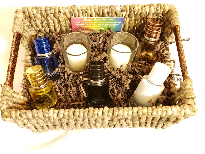 Wicker & Copper Aroma Gift Set / One of a Kind Gift image 1