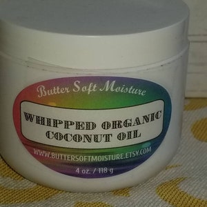Whipped Organic Extra Virgin  Coconut Oil / Raw / Unrefined
